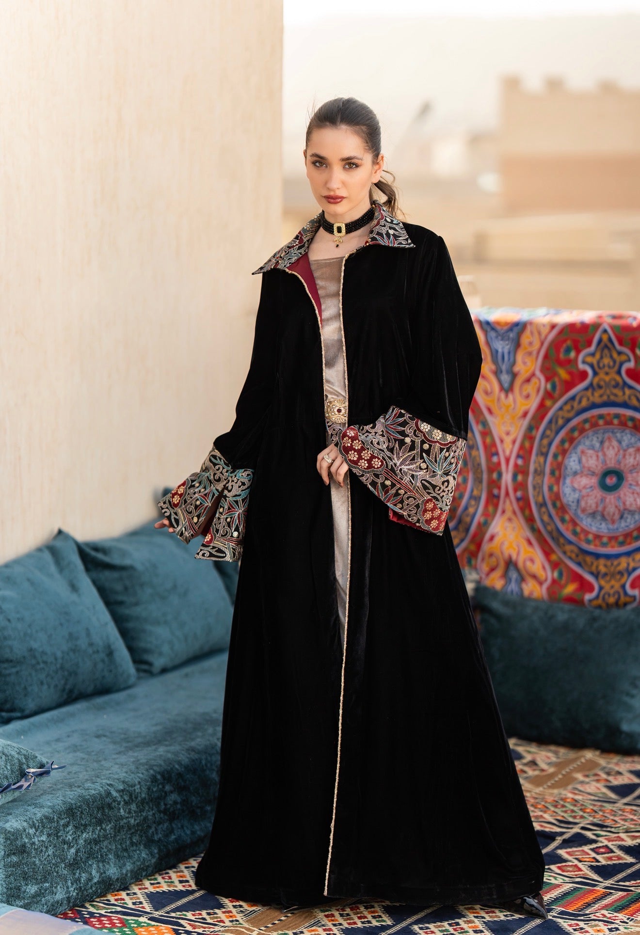 Midnight Royal Kaftan