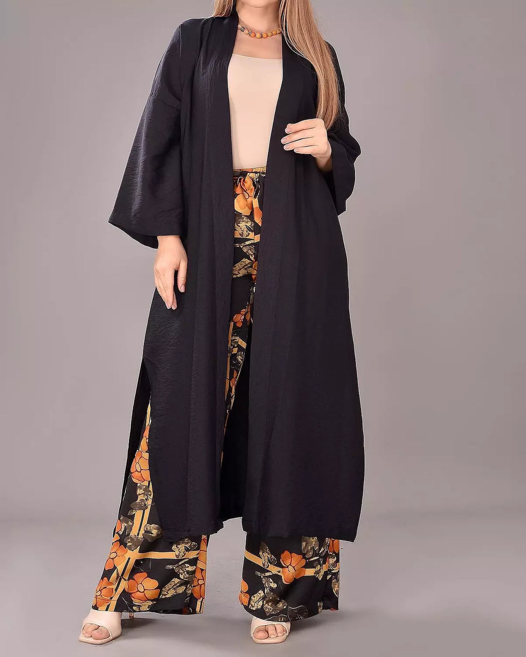 Black basic cardigan