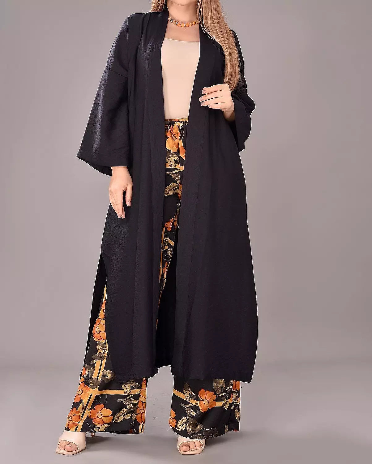 Black basic cardigan