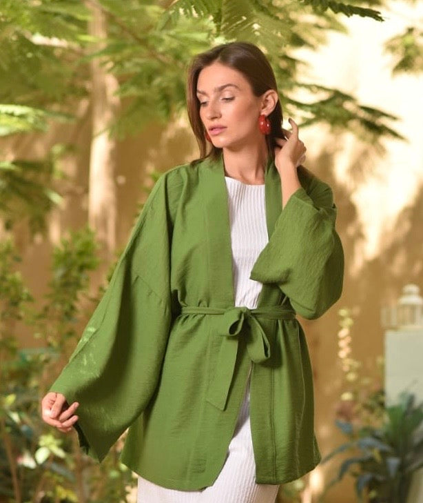 Greeny greens kimono