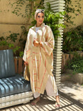 Pure Linen Beige Kaftan