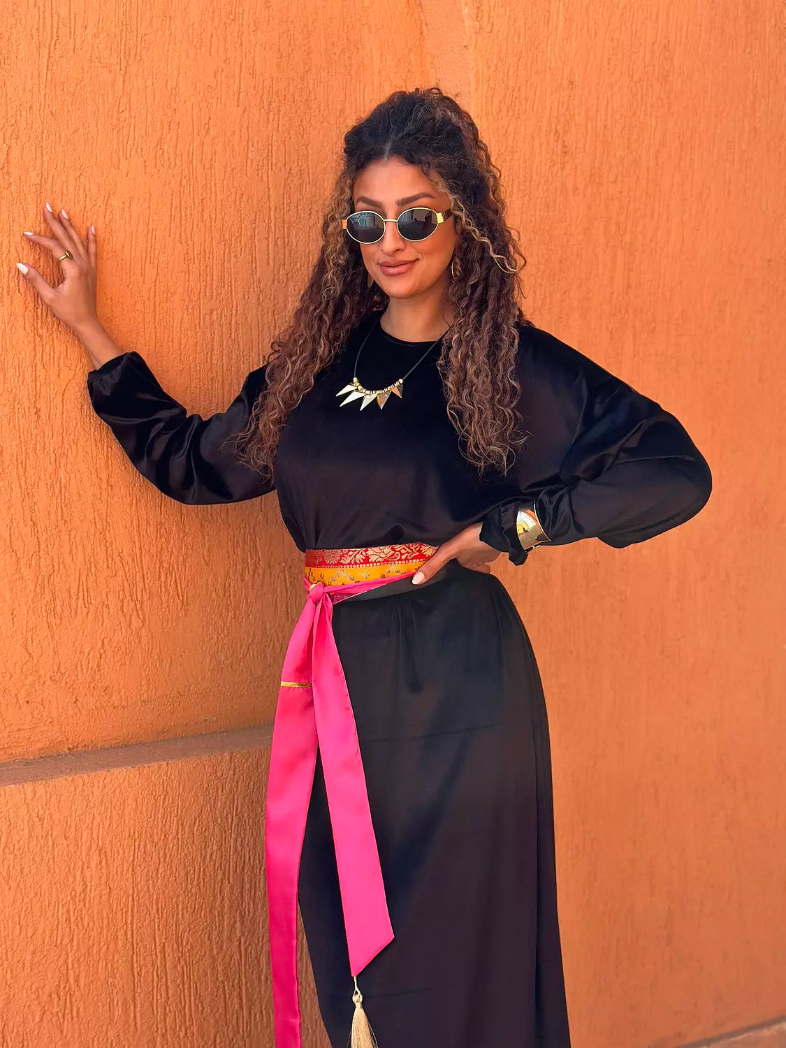 The NOT Basic velvet dress