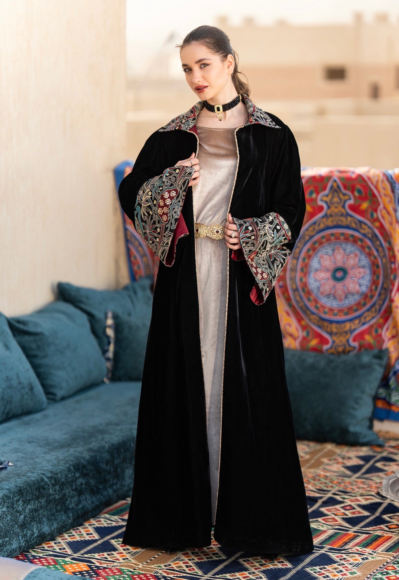 Midnight Royal Kaftan