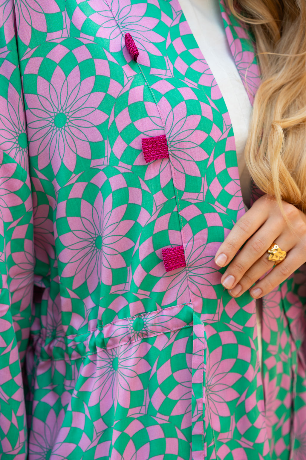 Lavender Palm Cardigan