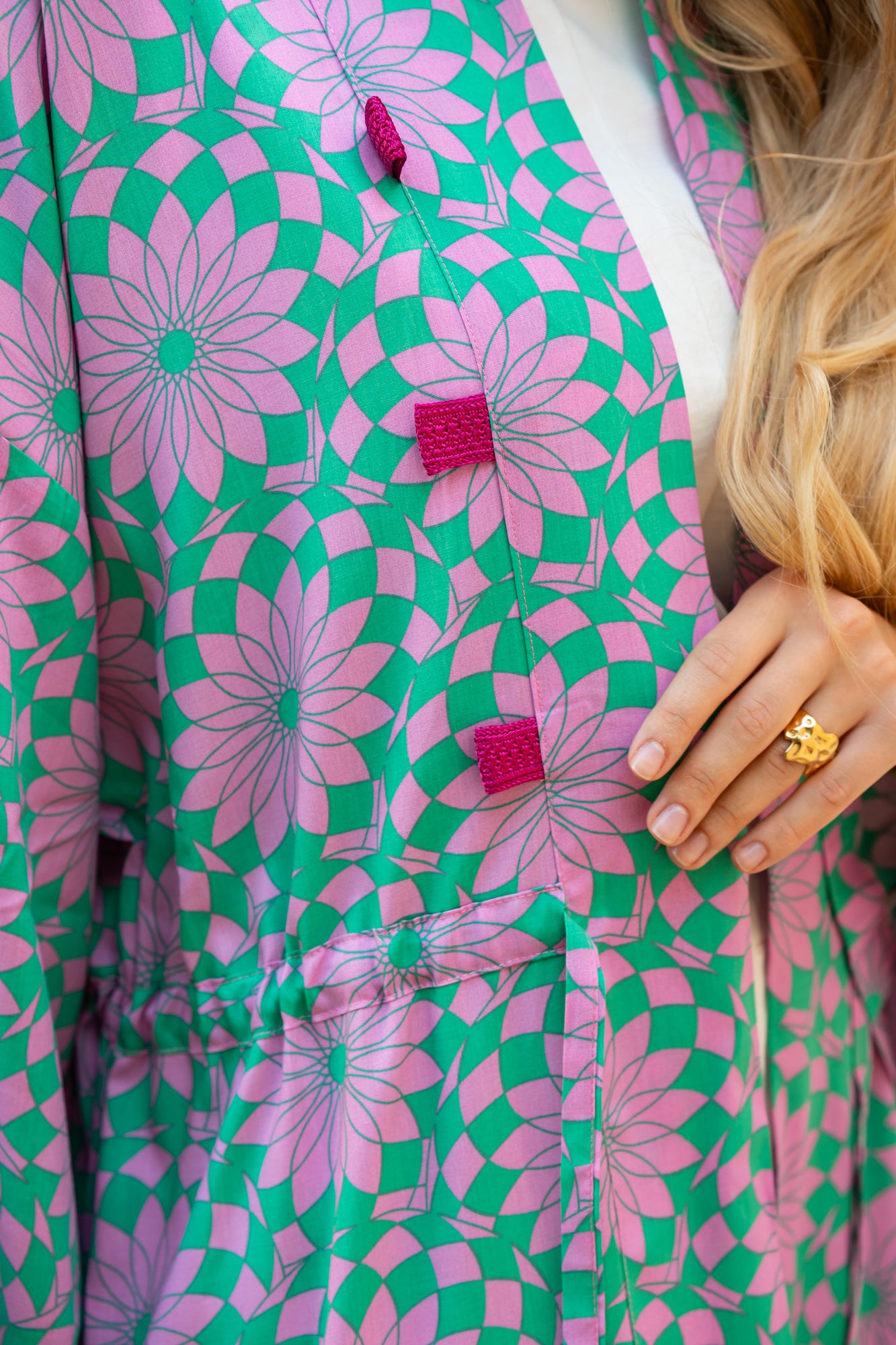 Lavender Palm Cardigan