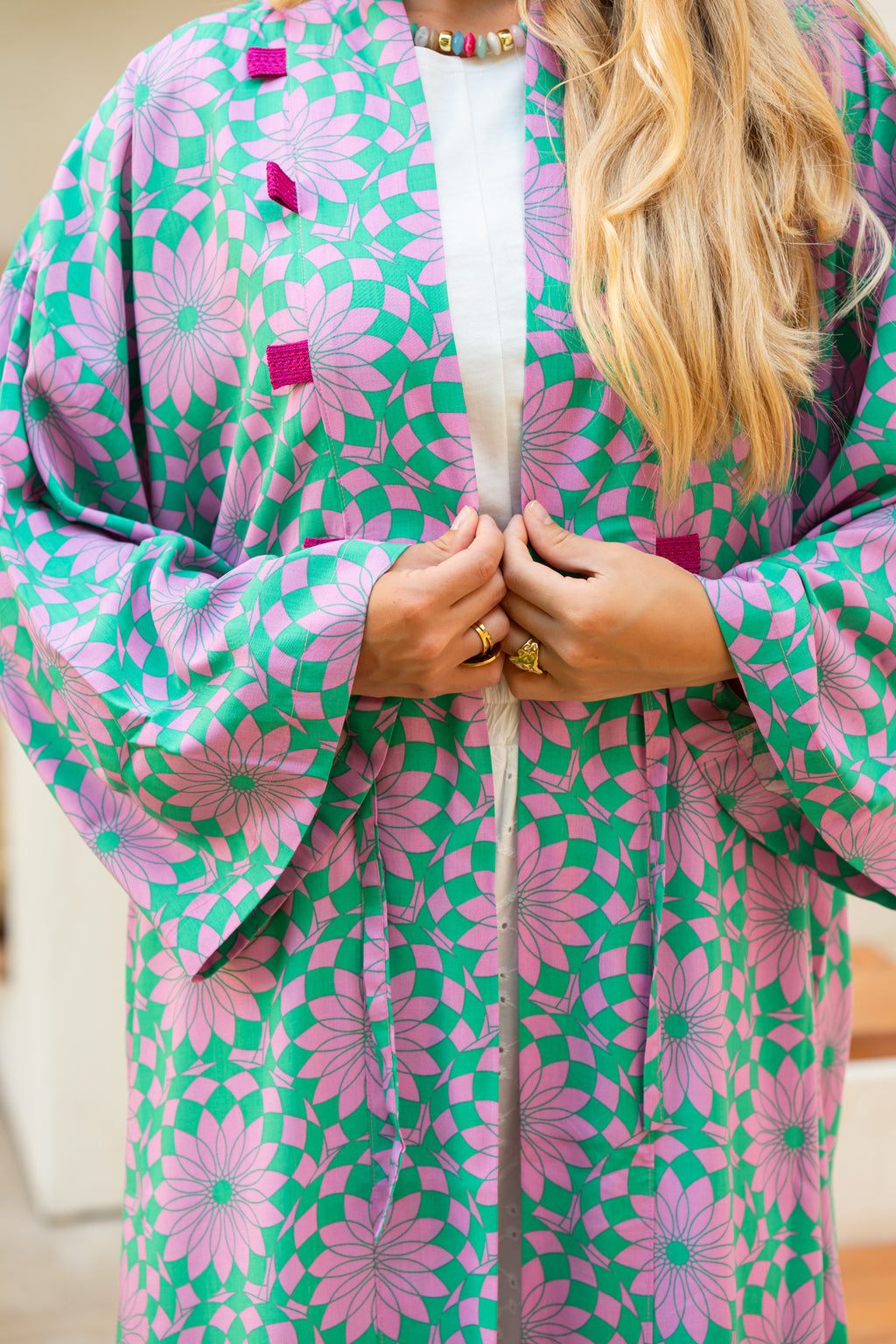 Lavender Palm Cardigan