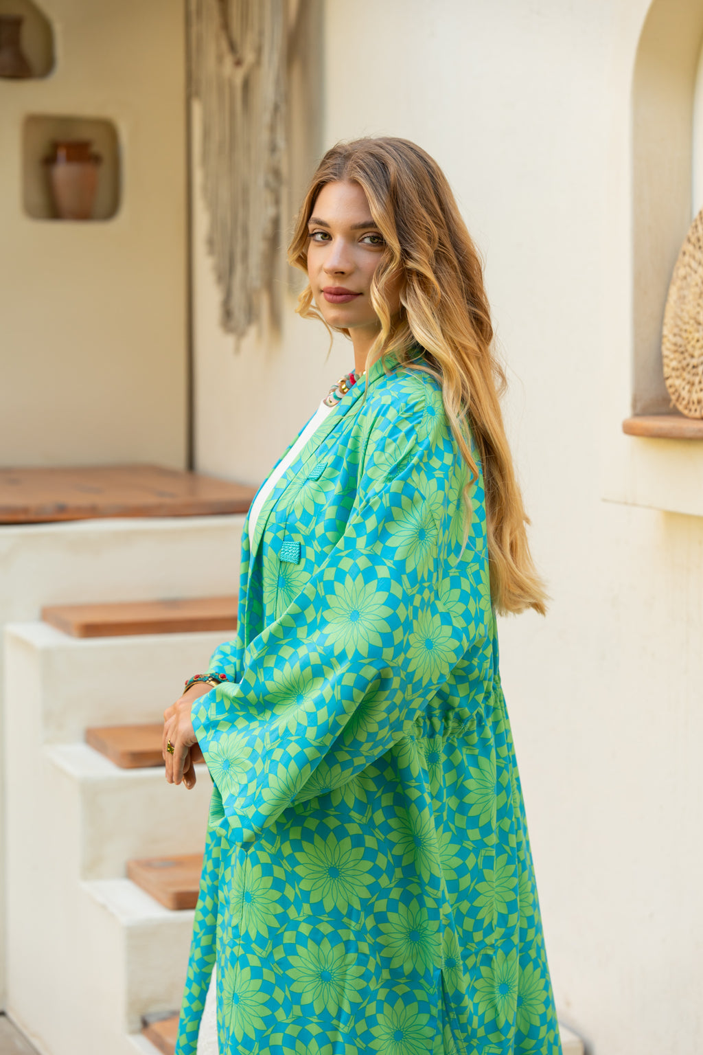 Turquoise Garden Cardigan