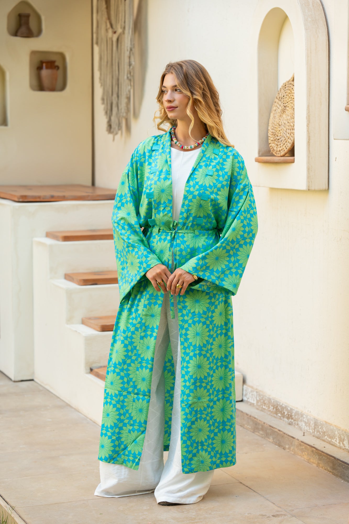 Turquoise Garden Cardigan