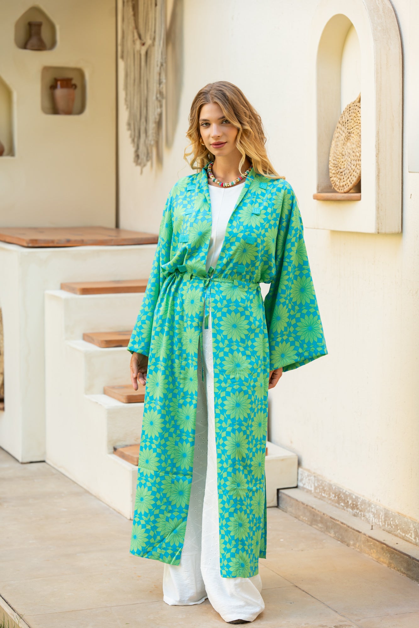 Turquoise Garden Cardigan