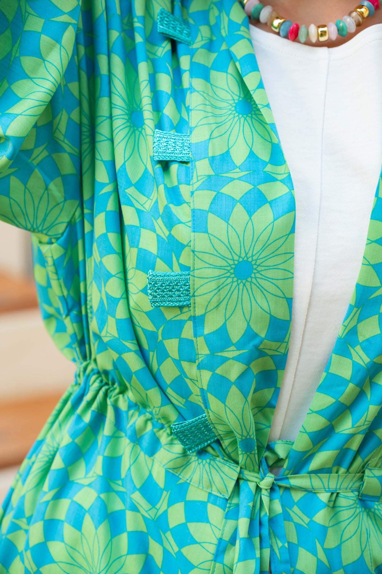 Turquoise Garden Cardigan