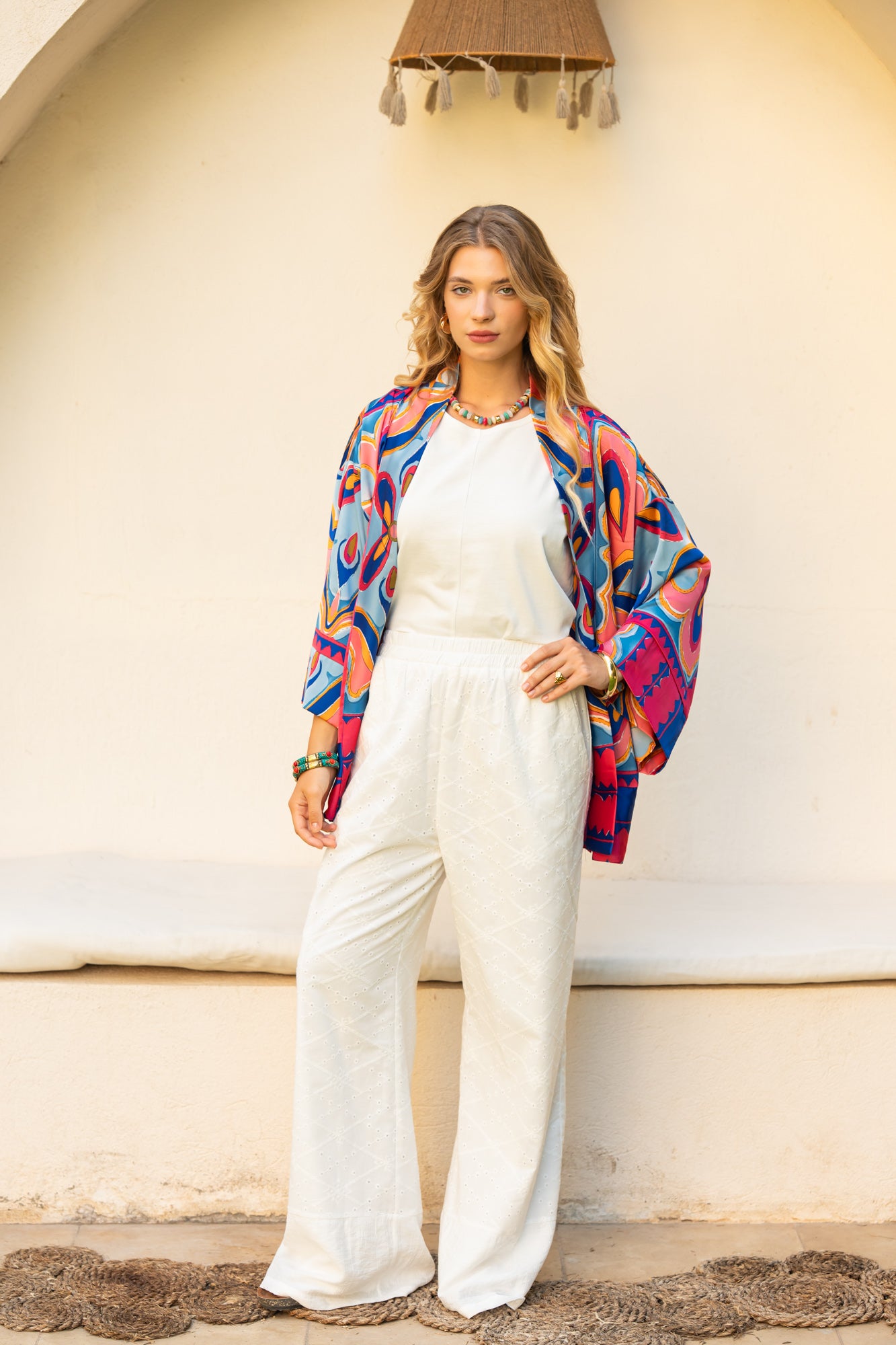 FushiaaXBlue Kimono