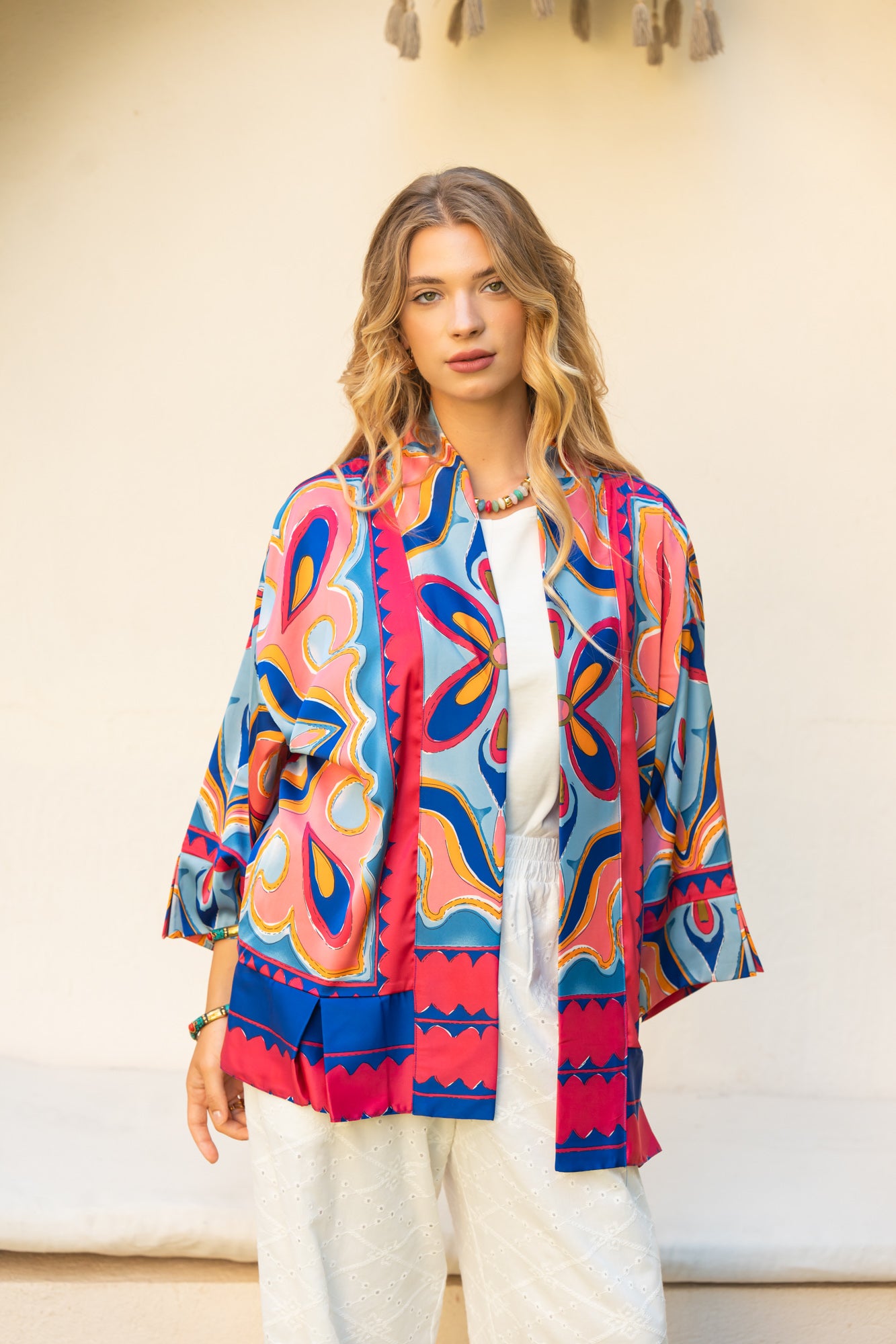 FushiaaXBlue Kimono