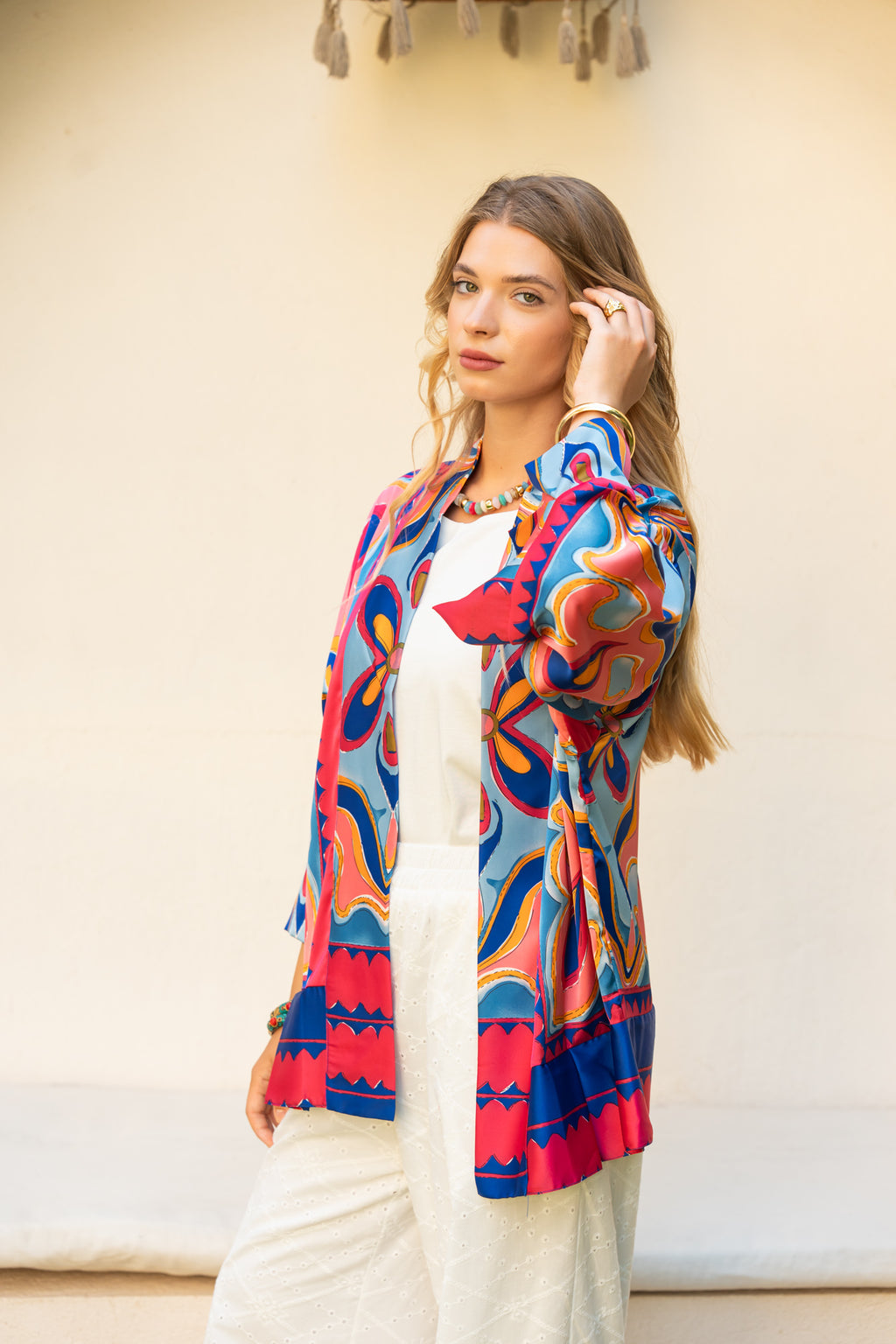 FushiaaXBlue Kimono