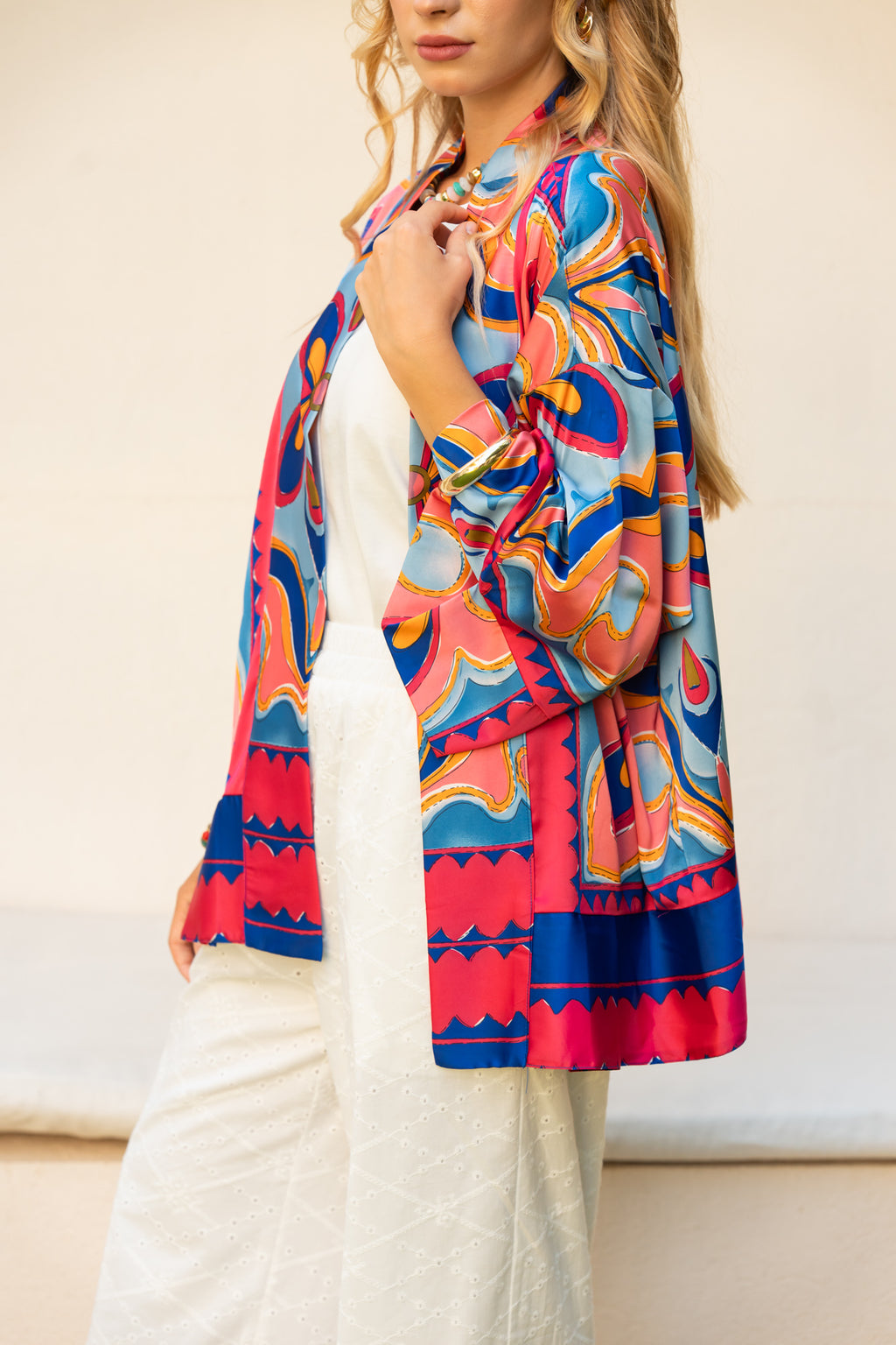 FushiaaXBlue Kimono