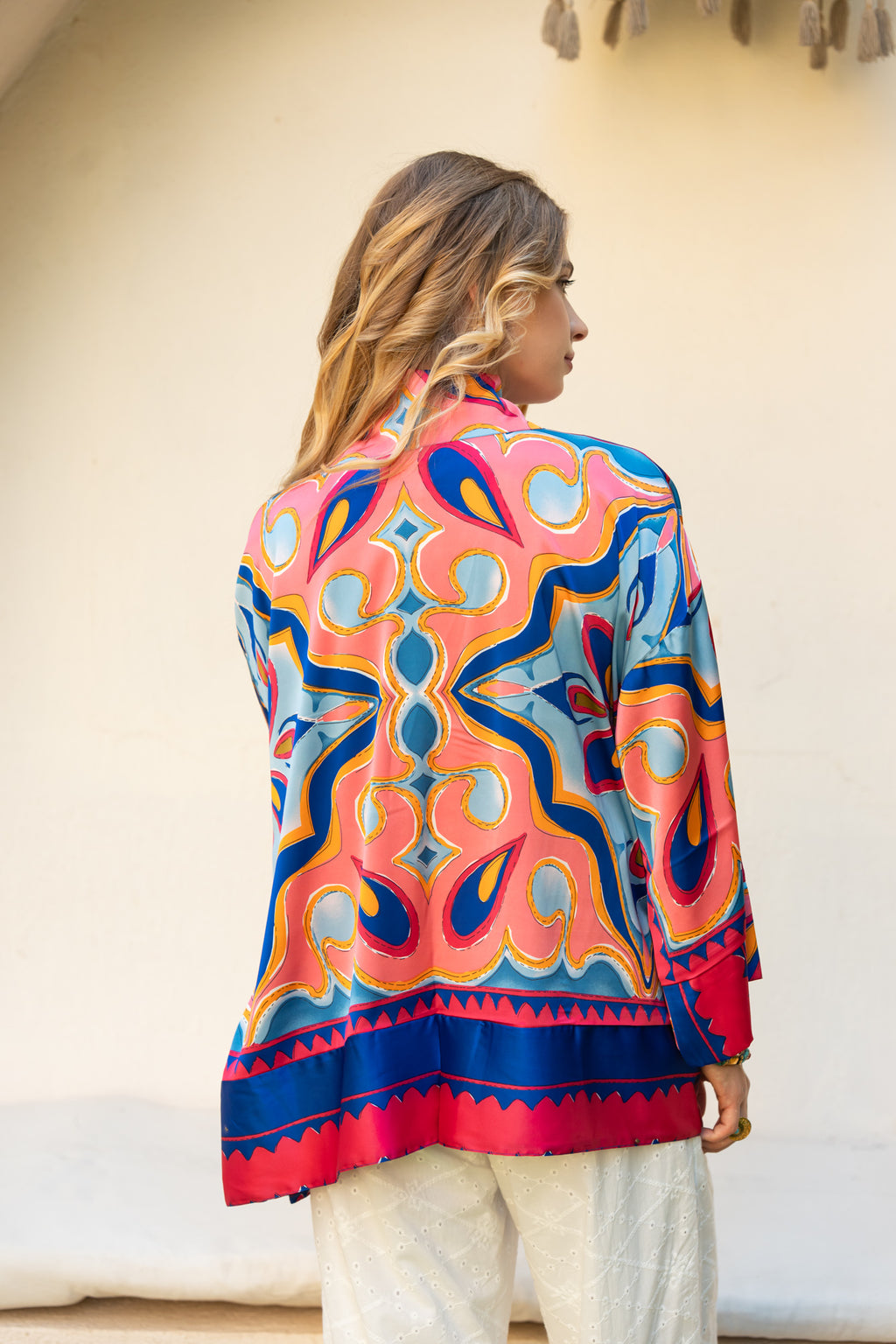 FushiaaXBlue Kimono