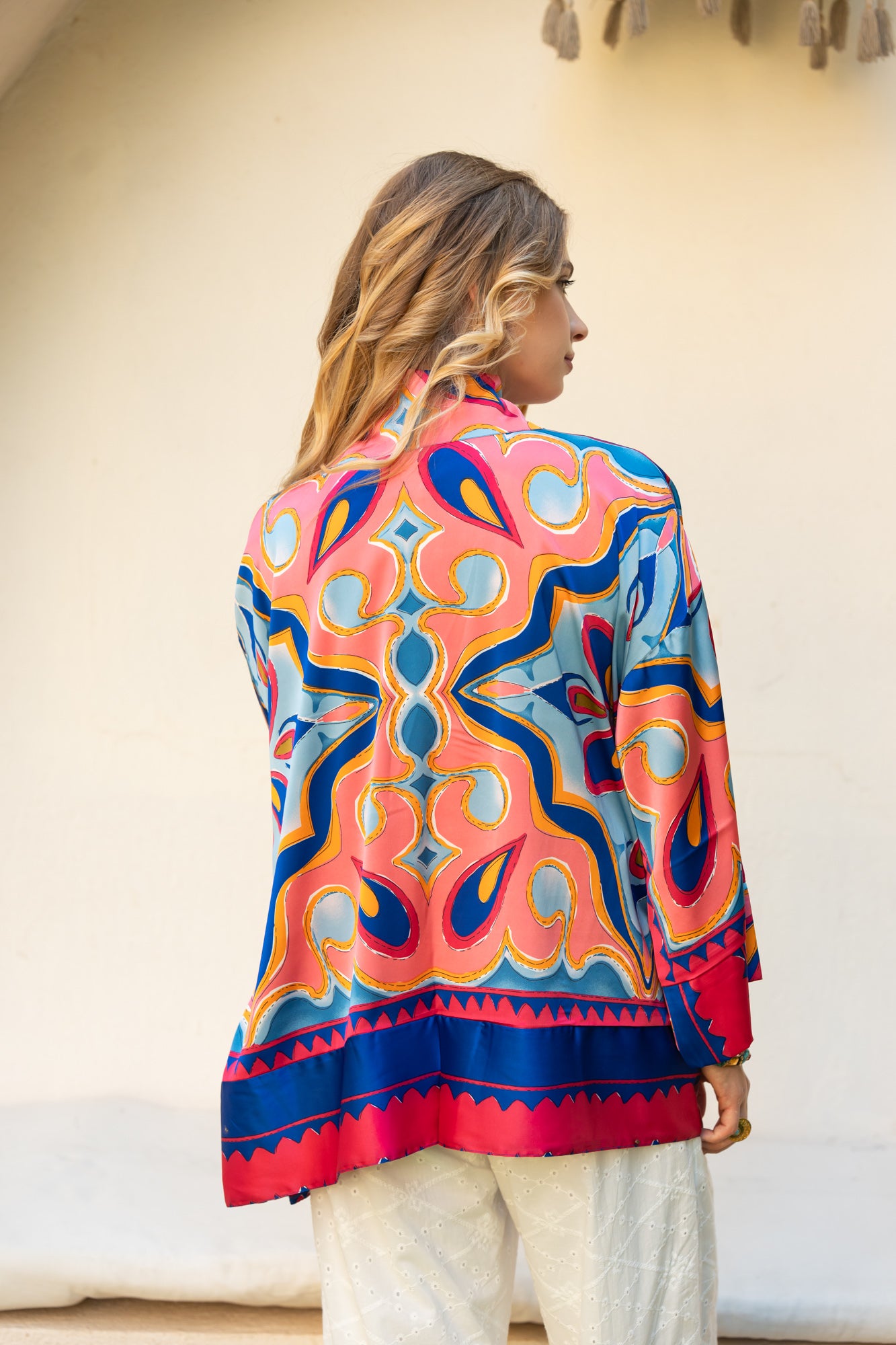 FushiaaXBlue Kimono