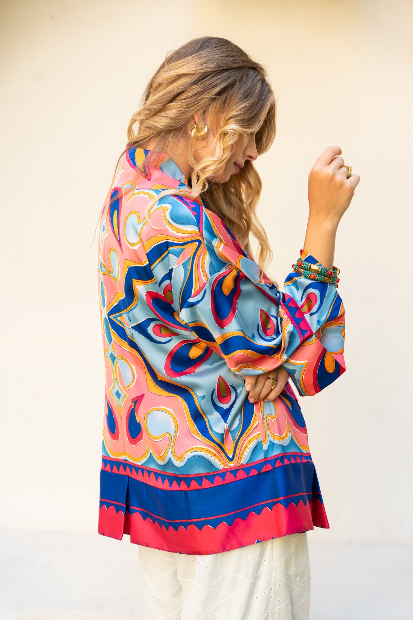 FushiaaXBlue Kimono