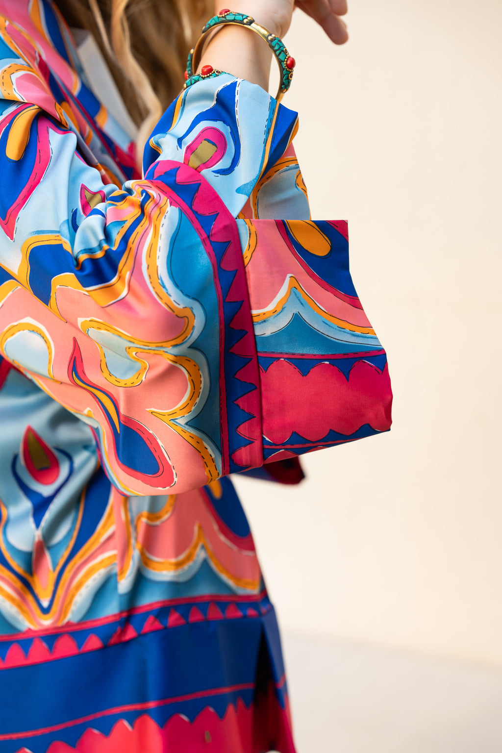 FushiaaXBlue Kimono
