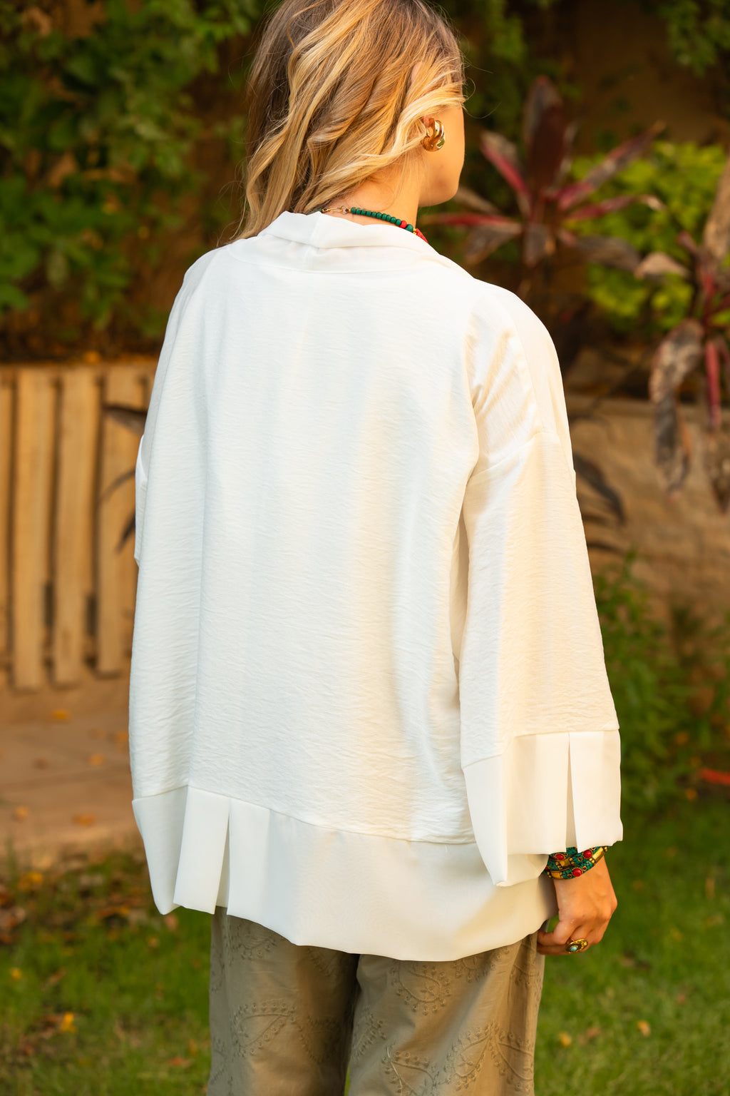 White Kimono x chiffon