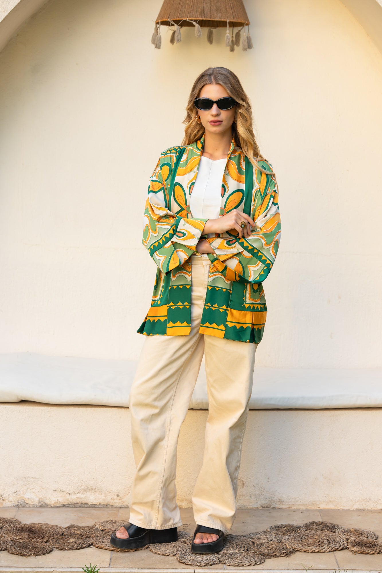 Emerald Gold Kimono