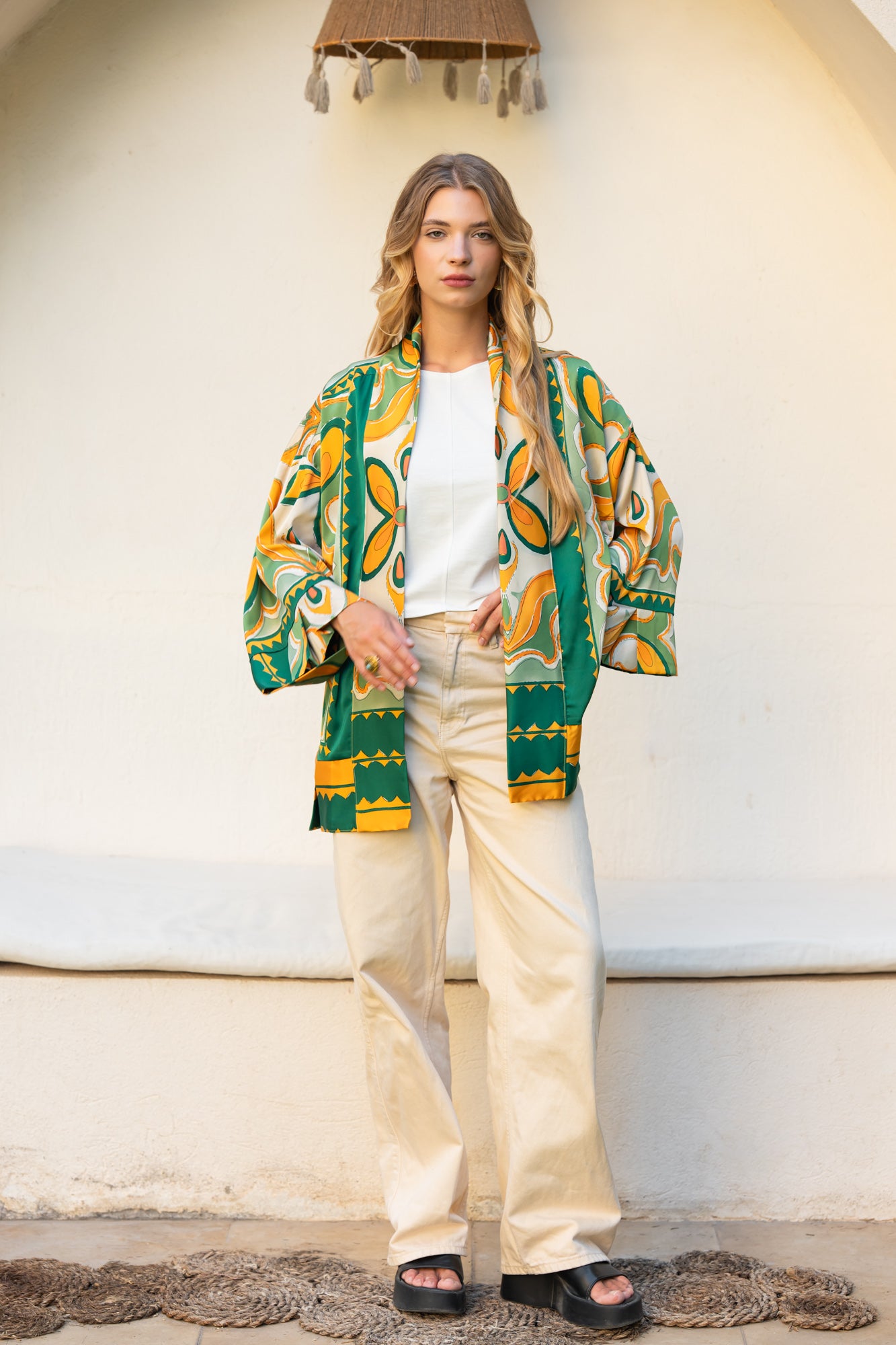 Emerald Gold Kimono