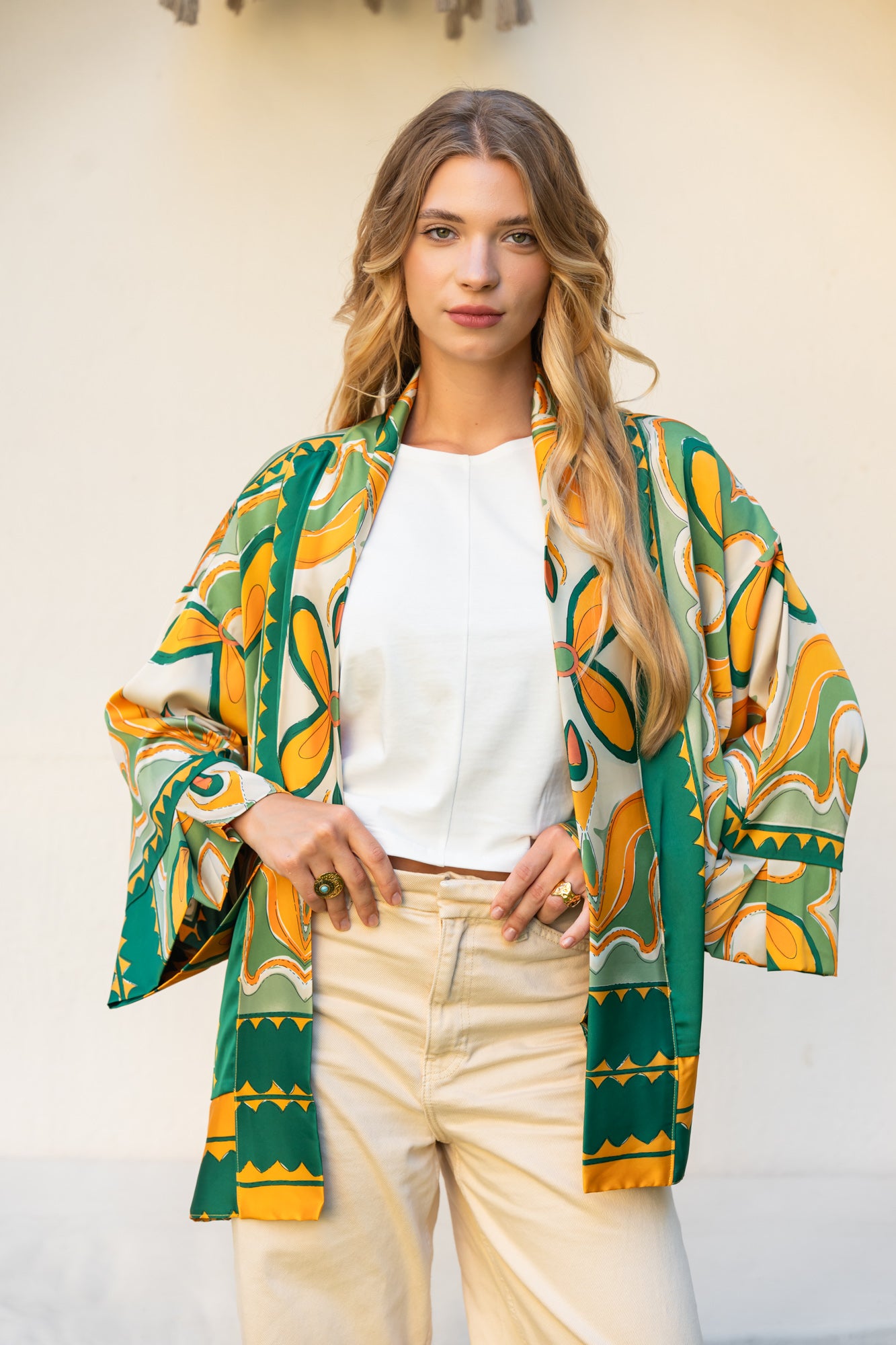 Emerald Gold Kimono