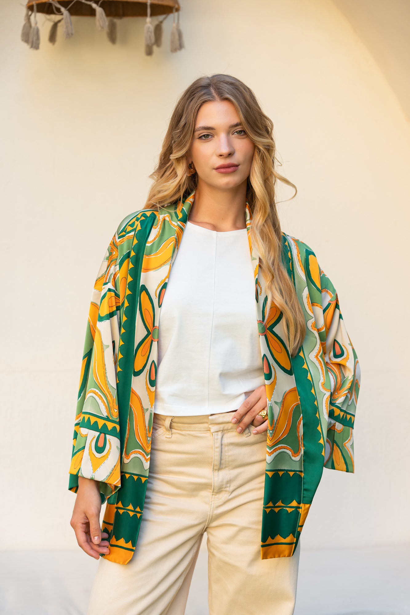Emerald Gold Kimono