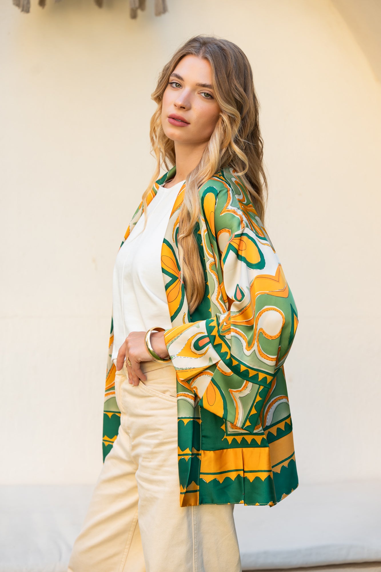 Emerald Gold Kimono