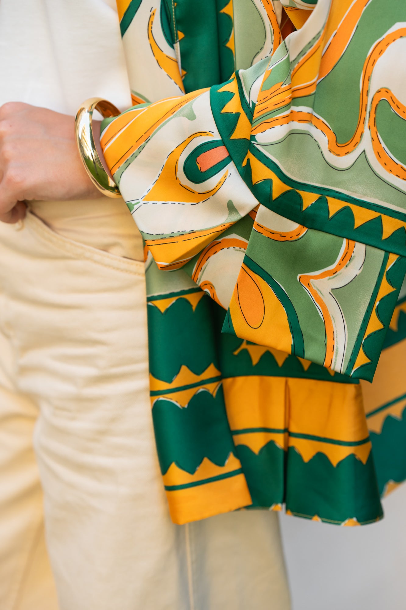 Emerald Gold Kimono