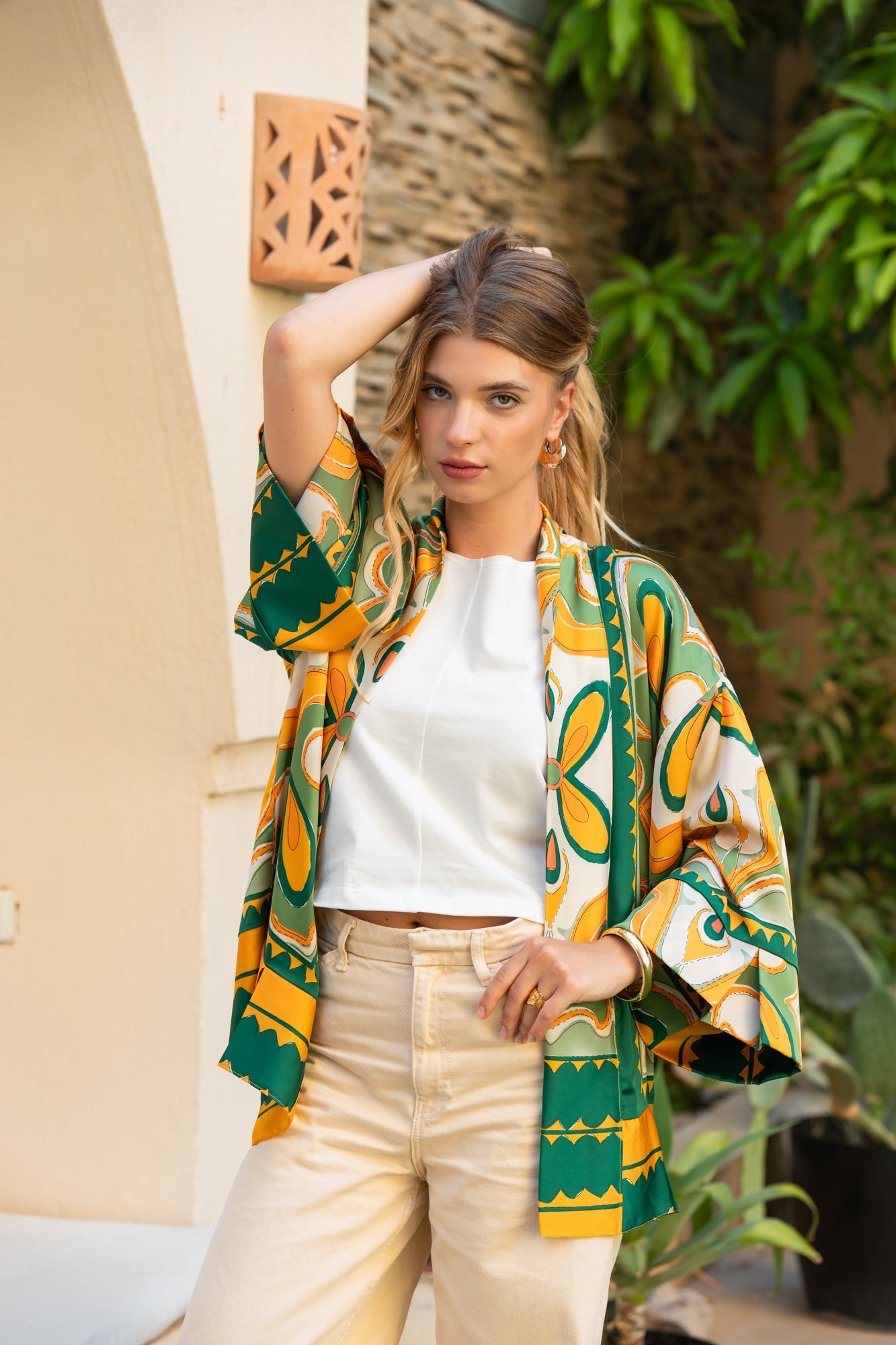 Emerald Gold Kimono