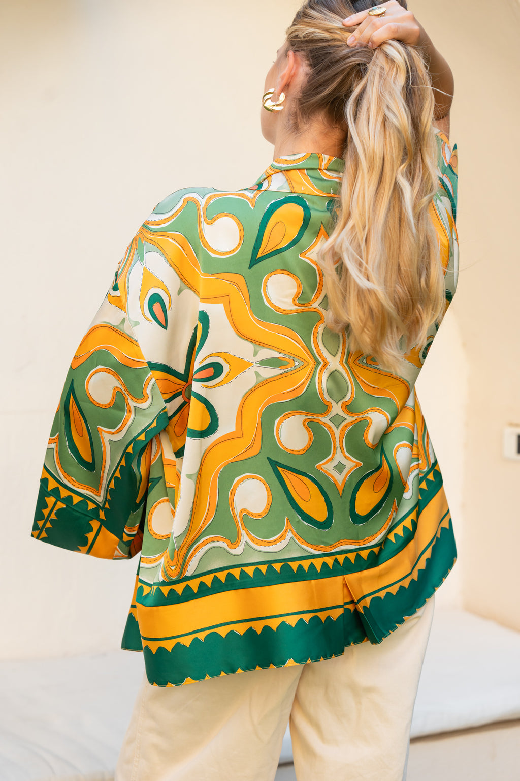 Emerald Gold Kimono
