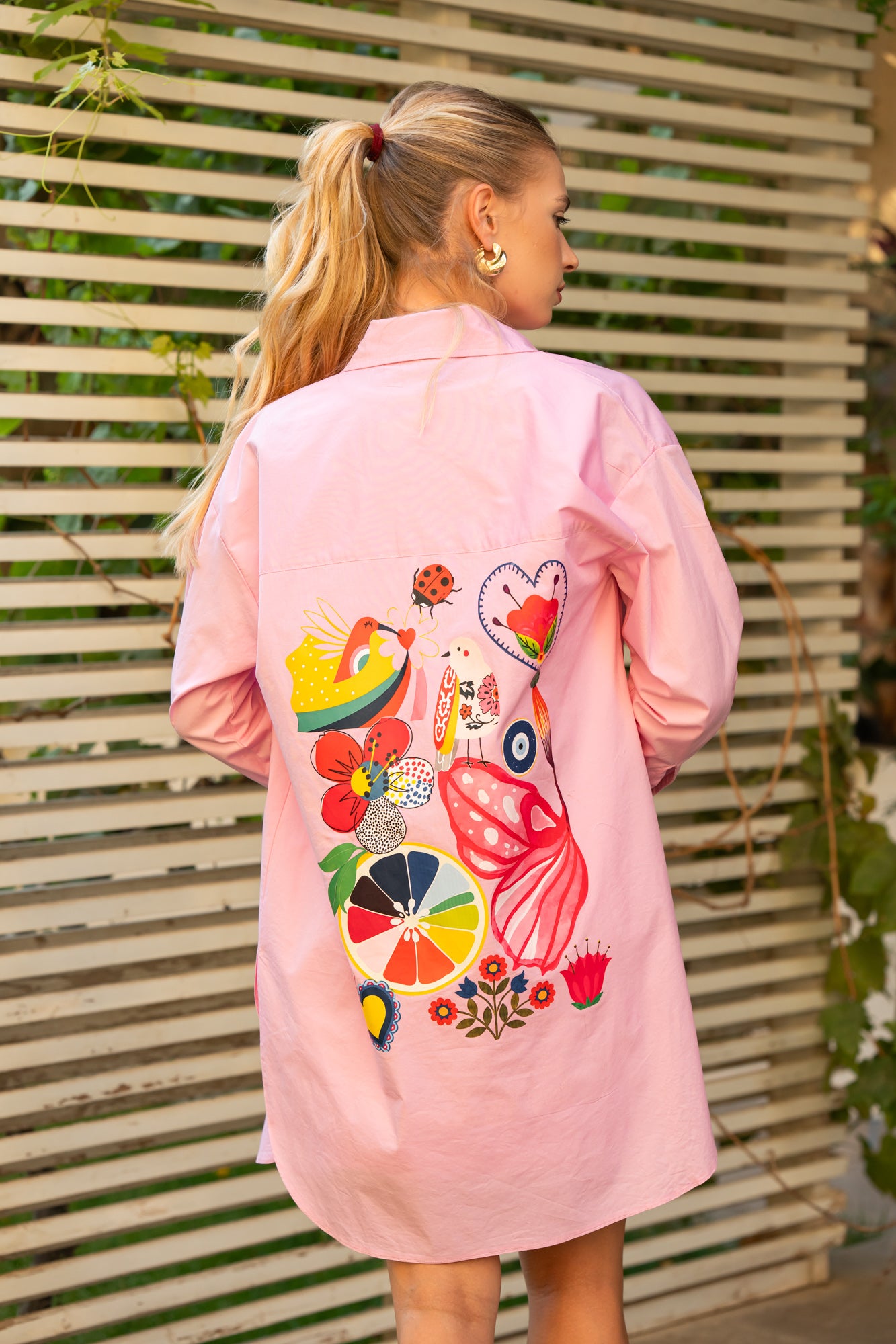 Pink Colorful Shirt
