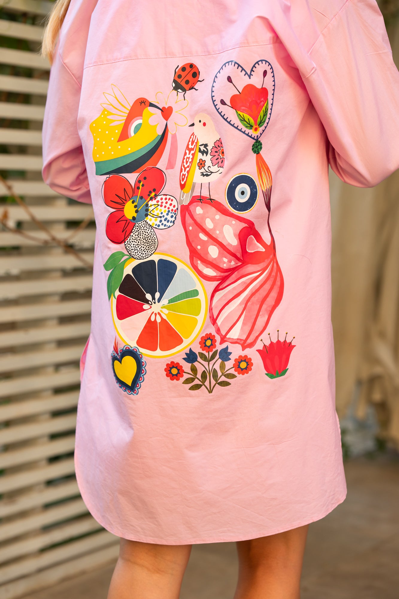 Pink Colorful Shirt