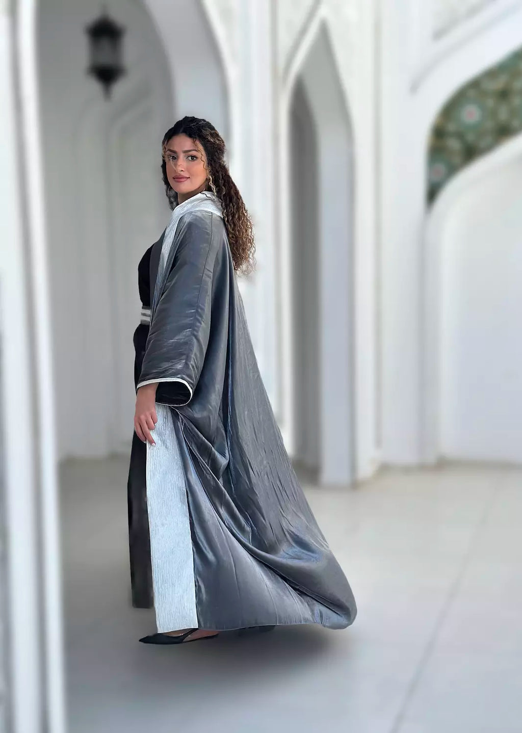 The silver kaftan