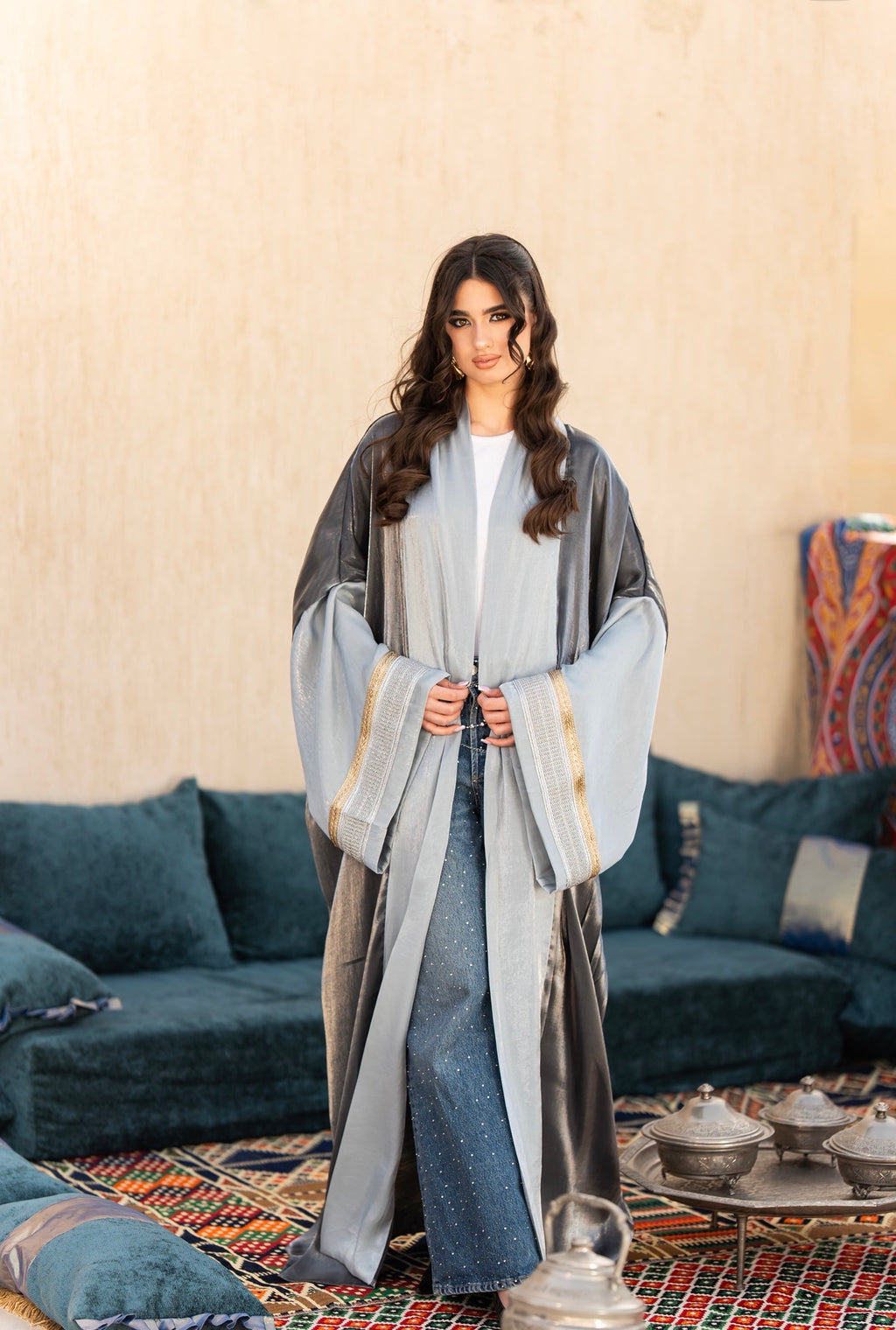 SHIMMER ASH Kaftan