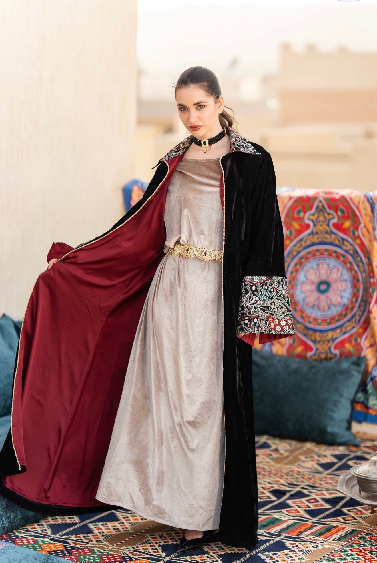 Midnight Royal Kaftan